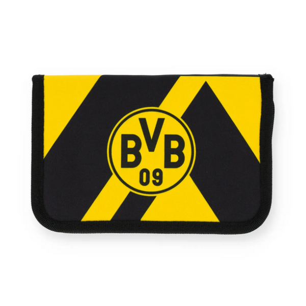 Borussia Dortmund BVB Schüleretui 2025 gefüllt mit Buntstiften